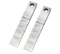 Wadakada Pipefitter Tools, 2130 Piccolo Distanziatore per Tubi A Cuneo con Calibro A Gradini (3/4 X 4 Pollici), Strumento di Montaggio per Tubi per Saldatura di Spaziatura Dei Tubi