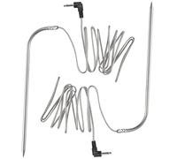 Wadakada Sonda di Carne Ad Alta Temperatura di Ricambio per Griglie A Pellet e Fumatori A Pellet Compatibili con Le Griglie Pit, Sonda per Barbecue Impermeabile 2Pc