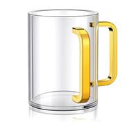 Wadakada Tazza da Lavaggio con Doppio Manico per Il Rituale Ebraico di Netilat Yadayim. Design Moderno Ed Elegante.