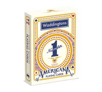 Waddingtons Number 1 Americana Playing Card Game, classic deck of cards associat