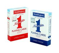 Waddingtons Number 1 Gioco di carte da gioco, gioca con la classica confezione doppia rossa e blu, ottimo compagno di viaggio, regalo e giocattolo per ragazzi, ragazze e adulti.