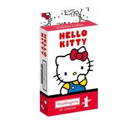 Waddingtons Number 1 Hello Kitty gioca a pesce, slap jack, pazzo otto e ramino, ottimo compagno di viaggio, regali e giocattoli per ragazzi, ragazze e adulti, rosa