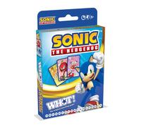Waddingtons Number 1 Sonic the Hedgehog WHOT Travel Card Game, play with Knuckl