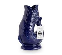 Wade Brocca per pesci, realizzata a mano a Stoke-on-Trent Inghilterra, premiato marchio iconico del patrimonio britannico, terracotta inglese, 1,2 l, blu cobalto