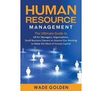 Wade Golden Human Resource Management (Tascabile)