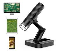 WADEO Microscopio Digitale Portatile, [1080P HD] [1000X Fotocamera da 2 MEGAPIXEL] 8 Luci LED, USB/WiFi (1080P - WiFi/USB - Cellulare/Computer/Tablet)