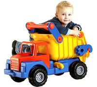 Wader 03555 - Truck No 1. Grande Camion con cassone Ribaltabile, 80 cm in plastica Molto Resistente