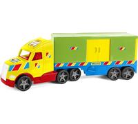 Wader 36311 - Magic Truck Veicolo Container con Porta Laterale, Dimensioni Circa 79 cm, per Bambini dai 3 Anni in su, Adatto Come Regalo per Il Gioco Creativo