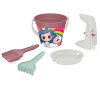 Wader 43240 - Giocattolo di Sabbia Replay con Secchio, Pala, rastrello, setaccio e Mulino per la Sabbia, Gioco da Spiaggia in 5 Pezzi in plastica Riciclata, da 1 Anno in Poi