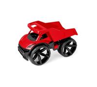 Wader 64000 - Maximus Ribaltabile Rosso con cassone Ribaltabile bloccabile e Pneumatici Larghi, Alto Circa 59 cm, per Bambini a Partire da 12 Mesi, Adatto Come Regalo per Il Gioco Creativo