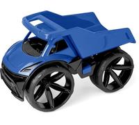 Wader 64020 - Cassone Ribaltabile Maximus di Colore Blu, con Vasca richiudibile e Pneumatici Larghi, Dimensioni Circa 59 cm, per Bambini a Partire da 12 Mesi, Adatto Come Regalo per Il Gioco Creativo