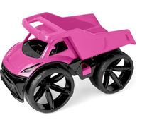 Wader 64060 - Maximus Ribaltabile di Colore Rosa con Vasca chiudibile e Pneumatici Larghi, Dimensioni Circa 59 cm, per Bambini a Partire da 12 Mesi, Adatto Come Regalo per Il Gioco Creativo
