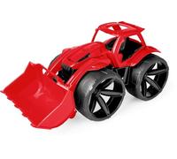 Wader 64500 - Trattore Maximus Rosso con Pneumatici Extra Larghi, Dimensioni Circa 68 cm, per Bambini a Partire dai 12 Mesi, Adatto Come Regalo per Il Gioco Creativo