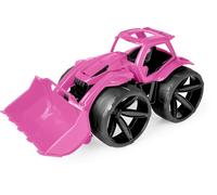 Wader 64560 - Trattore Maximus Rosa con Pneumatici Extra Larghi, Dimensioni Circa 68 cm, per Bambini a Partire da 12 Mesi, Adatto Come Regalo per Il Gioco Creativo