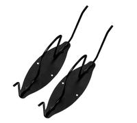 Wader Appendiabiti - Set di 2 pezzi di organizer da parete in acciaio inossidabile, supporto per scarpe in metallo - per corridoio, garage, cantina, officina, fienile, casa estiva, veranda, casa