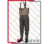 Greys Tail Stivali Canna da Pesca Stockingfoot | Traspiranti Impermeabili per Acqua Dolce e Costa | Calze Neoprene 4.5mm | Bretelle Regolabili | L | UK 8-9.5 | EU 42-44