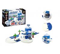 Wader Play Tracks City stazione di polizia, pista 3,8 m con 3 macchinine