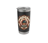 Wadi Rum Adventure Vintage Tramonto Design Bicchiere termico in acciaio inox doppia parete