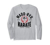 Wado-Ryu Karate Do Arti Marziali Giappone Tokyo Maglia a Manica