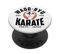 Wado-Ryu Karate Do Arti Marziali Giappone Tokyo PopSockets PopGrip Adesivo