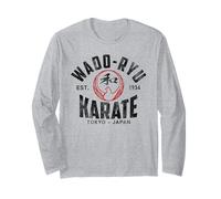 Wado-Ryu Karate Do Arti Marziali Giappone Tokyo Vintage Maglia a Manica