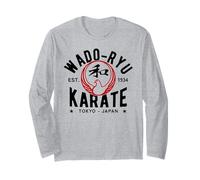 Wado Ryu Karate Do Martial Arts Japan Tokyo Maglia a Manica