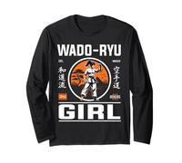 Wado Ryu Karate Girl: Eleganza e Forza nel Design Maglia a Manica