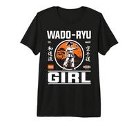 Wado Ryu Karate Girl: Eleganza e Forza nel Design Maglietta Premium