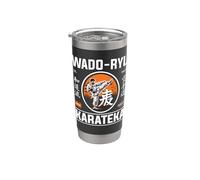 Wado-Ryu Karateka per il karate Okinawa Bicchiere termico in acciaio inox doppia parete