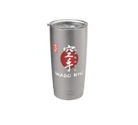 Wado Ryu - Uniforme da karate/Wado Ryu Uniform Calligrafia Kanji Bicchiere termico in acciaio inox doppia parete