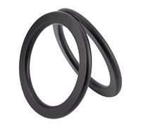 WADORN 2 pezzi Manici per borse in legno, 10,4 cm Manico per borse rotondi in legno di ricambio Manici per borse in legno Manici per borse all'uncinetto per la realizzazione di borse fai-da-te, Nero