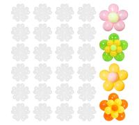WADORN 200 clip per palloncini con motivo floreale, per palloncini, per matrimoni, feste di compleanno, decorazioni per baby shower, anniversari, feste di palloncini