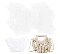 WADORN 6 Set di Fogli di Tela di Plastica Trasparente per Ricamo, Fogli di Tela Vuoti per Ricamo, per Realizzare Borse Kit Punto Croce per Borse Fai-da-Te per Progetti Acrilici all'Uncinetto,51x32.1cm