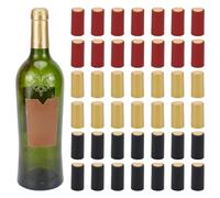 WADORN 90Pz Capsule Termoretraibili in PVC, 3 Sigilli per Bottiglie di Vino Colors Shrink Wrap Caps per Conservare Vino, Champagne, Birra, Decorazione per Cucine e Uso Domestico