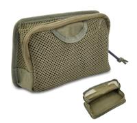 WADORN Tasca tattica in rete con cerniera, organizer modulare per pannelli, multiuso, con chiusura a gancio, per zaino, borsa, cavi, cancelleria da viaggio, forniture per ufficio