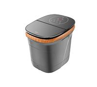 WADRBSW Vasca da bagno per piedi Massaggio elettrico a temperatura costante riscaldamento pediluvio barile massaggio automatico casa pediluvio profondo barile Hopeful to Pursue Happiness