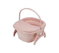 WADRBSW Vasca pieghevole per piedi con coperchio Vasca da bagno per il lavaggio dei piedi Schiuma Secchio per massaggi Sauna Vasca da bagno Secchio pieghevole Vasca da bagno Vasca da bagno per