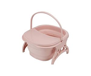 WADRBSW Vasca pieghevole per piedi con coperchio Vasca da bagno per il lavaggio dei piedi Schiuma Secchio per massaggi Sauna Vasca da bagno Secchio pieghevole Vasca da bagno Vasca da bagno per
