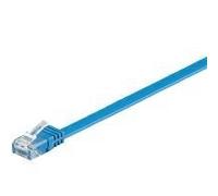 WADRONIC Goobay - Cavo di rete - RJ -45 (M) a RJ -45 (M) - 3.0m - UTP - Cat 6 - Aboased Flat - Blue (96419) NEW