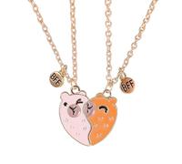 Waeceip 2 collane Capybara per la migliore amica collane abbinate Capybara collane dell'amicizia regali per donne, amici, bestie, sorelle, regalo di Natale e compleanno per amanti dei capibara