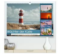 Wächter der Küste (hochwertiger Premium Wandkalender 2026 DIN A2 quer), Kunstdruck in Hochglanz: Dieser hochwertige Wandkalender zeigt zwölf ikonische ... und Weite den Seeleuten den Weg weisen.