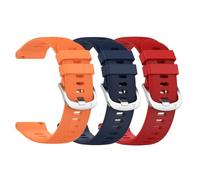 Waekethy 22mm Cinturino per Suunto RUN/Race/9 peak/5 peak, Bracciale Sostitutivo Sportivo in Silicone Traspirante Compatibile con Garmin Forerunner 970 965 945 935 S62 S60 (Arancione+Blu+Rosso)