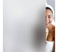 WAENLIR - Pellicola autoadesiva per finestre, effetto smerigliato, per proteggere la tua privacy, pellicola statica opaca per finestre, per casa, ufficio e bagno (60 x 200 cm, bianco)