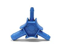 Wärmer System Calibratore Alesatore PPR 16/20/25 PEX-AL-PEX, Fitting per Tubi, Regolatore di Flusso, Connettore a Compressione, Blu, 16/20/25 mm