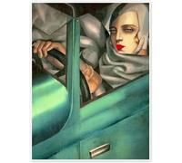 Waeta Rnvzx Famoso Tamara de Lempicka Poster Pittura Moderna Tela Astratta Arte Della Parete Tamara de Lempicka Stampe Per Soggiorno Decor Immagine 40x60cm Senza Cornice
