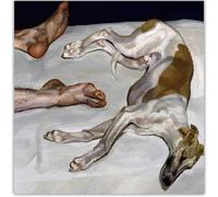 Waeta Rnvzx Lucian Freud Poster《Cani》Arte Della Parete Su Tela Lucian Freud Pittura Lucian Freud Stampe Per Soggiorno Casa Arredamento Moderno Immagine 40x40cm Senza Cornice