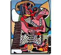 Waeta Rnvzx Pablo Picasso Il Poster Del Bacio Pablo Picasso Pittura Tela Astratta Arte Della Parete Pablo Picasso Stampe Per Immagini Moderne Di Home Decor 40x50cm Senza Cornice