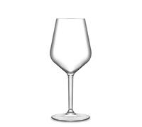 WAF RucBicchieri Set 6 CALICI "EVENT TASTING BLOWN STEMGLASS" 33cl. INFRANGIBILI, TRASPARENTI, in Tritan (Plastica Rigida), BPA-Free, Riutilizzabili e Lavabili in lavastoviglie, Effetto Vetro