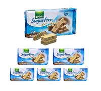 Wafer alla crema di cioccolato senza zucchero Gullon 210 g (confezione da 6)