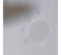 Wafer di silice fusa di grado ottico - Diametro 40-70 mm, confezione da 5(2mmx45mm)